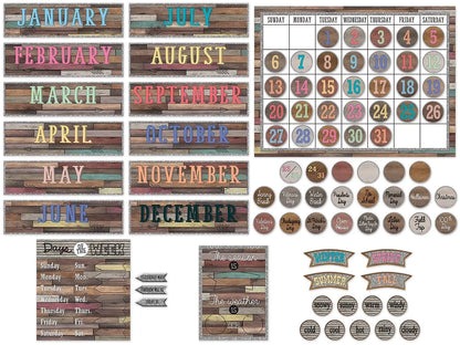 Home Sweet Classroom Calendar Bulletin Board Set - US 6455