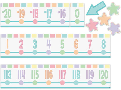 Pastel Pop Number Line Bulletin Board Set - US 4359