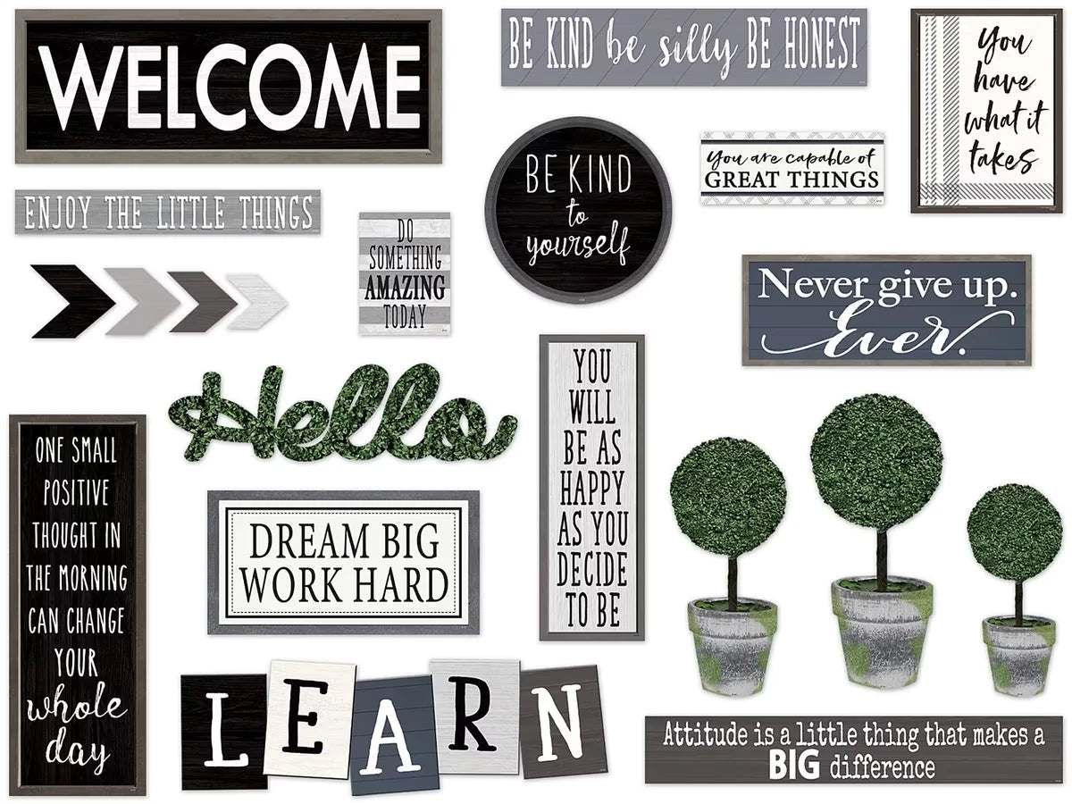 Modern Farmhouse Bulletin Board Set - US 7919