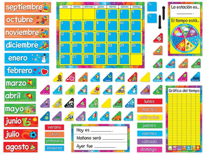 Spanish Calendario Anual Bulletin Board Set - US 8690