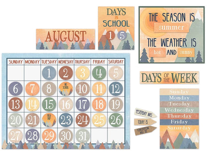 Moving Mountains Calendar Bulletin Board Set - US 2736