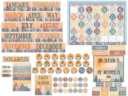 Moving Mountains Calendar Bulletin Board Set - US 2736