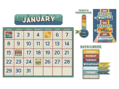 Adventurer Calendar Bulletin Board Set - US 3362