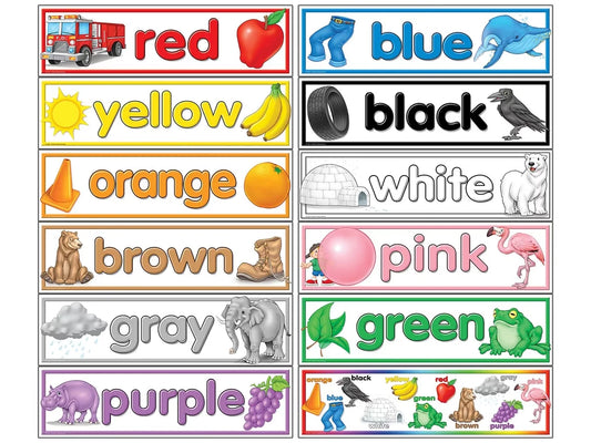 Learning Colors Bulletin Board Set - US 3828