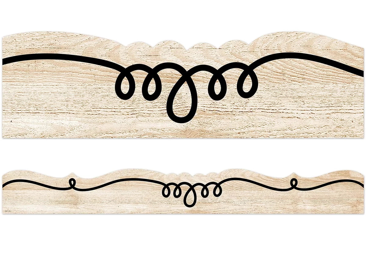 Loop-De-Loop Wood  Border - US 9925