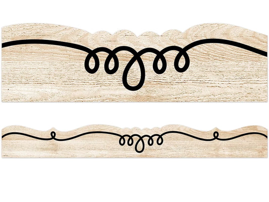 Loop-De-Loop Wood  Border - US 9925