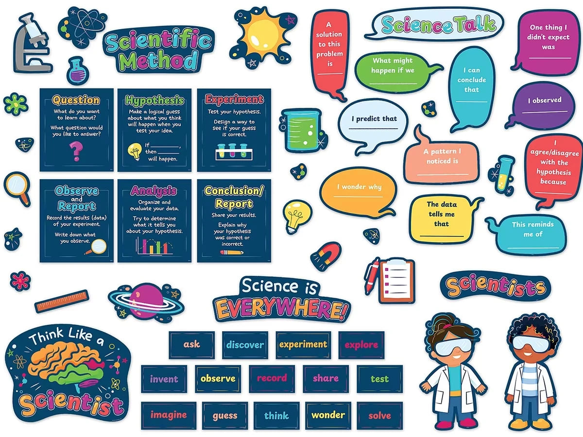 Science Talk Bulletin Board Set - US 6895