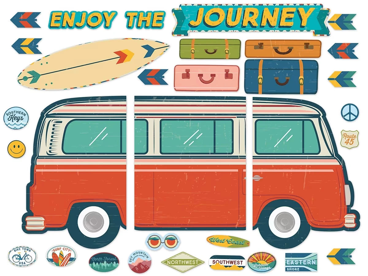 Adventurer Enjoy the Journey Bulletin Board Set - US 7042
