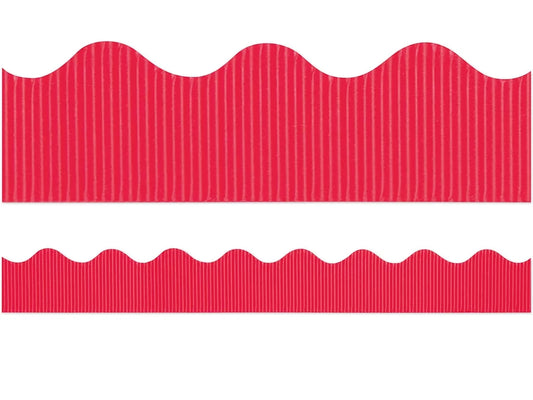 Flame Red Scalloped Bordette® - US 3480
