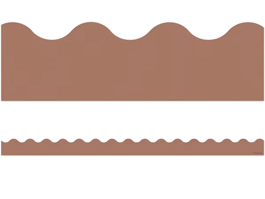 Mocha Scalloped Border - US 6284