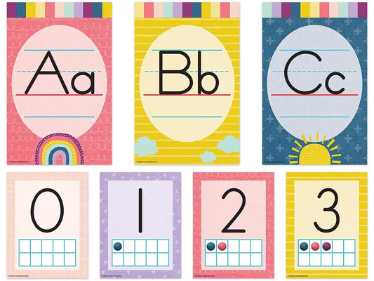 Oh Happy Day! Alphabet Card Bulletin Board Set - US 4871