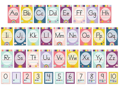 Oh Happy Day! Alphabet Card Bulletin Board Set - US 4871