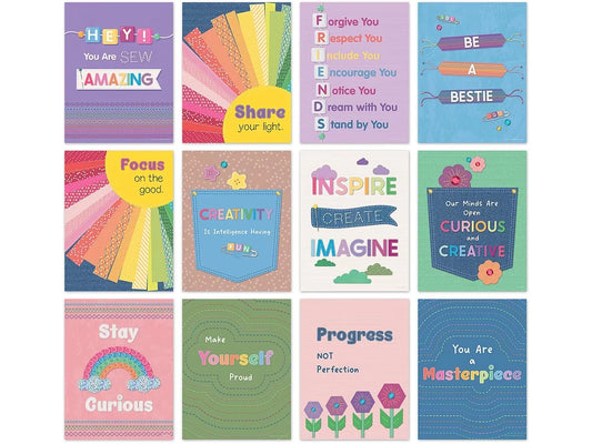 Crafty and Cool Motivational Mini Poster Pack - US 3567