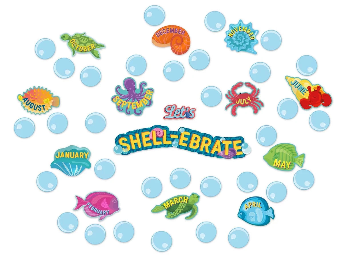 Seas the Day Birthday Bulletin Board Set - US 6008