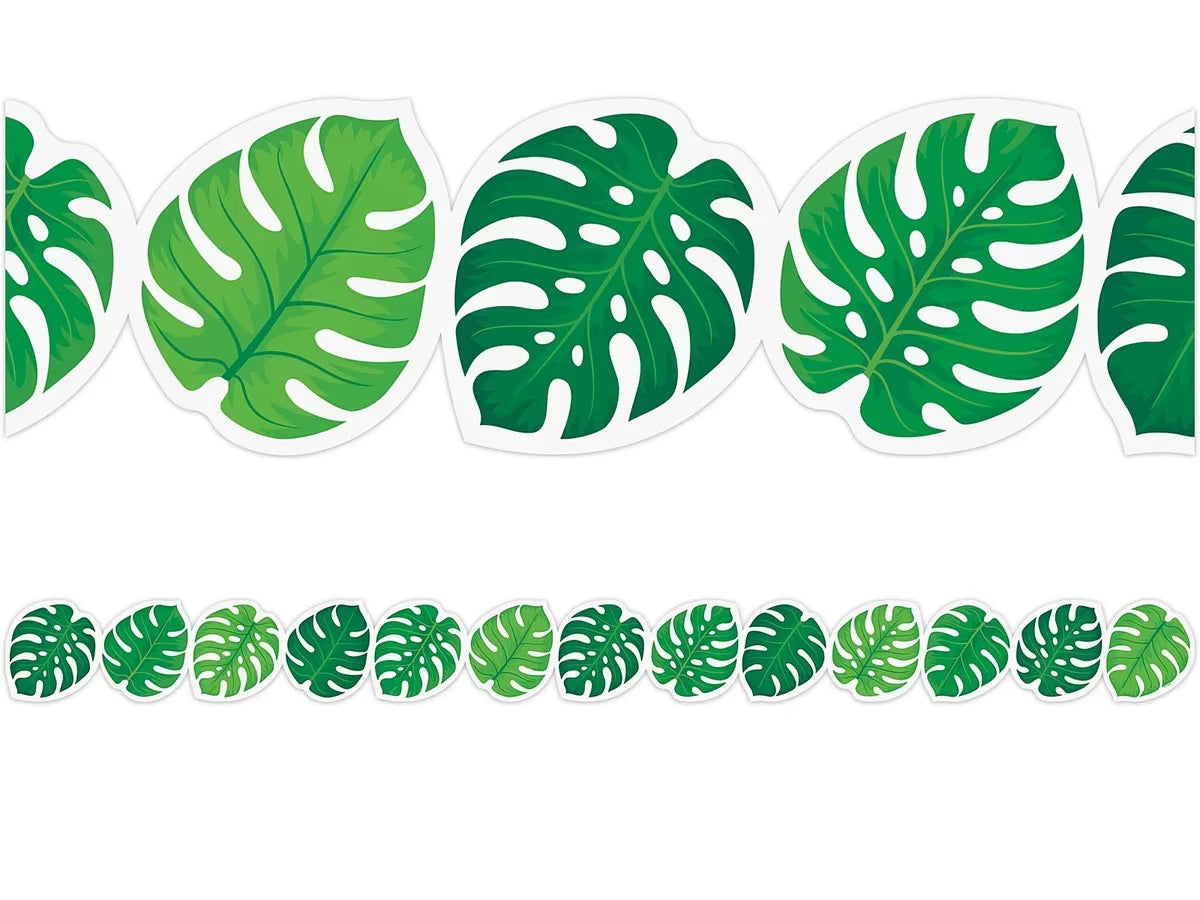Palm Paradise Tropical Leaf Border - US 1791