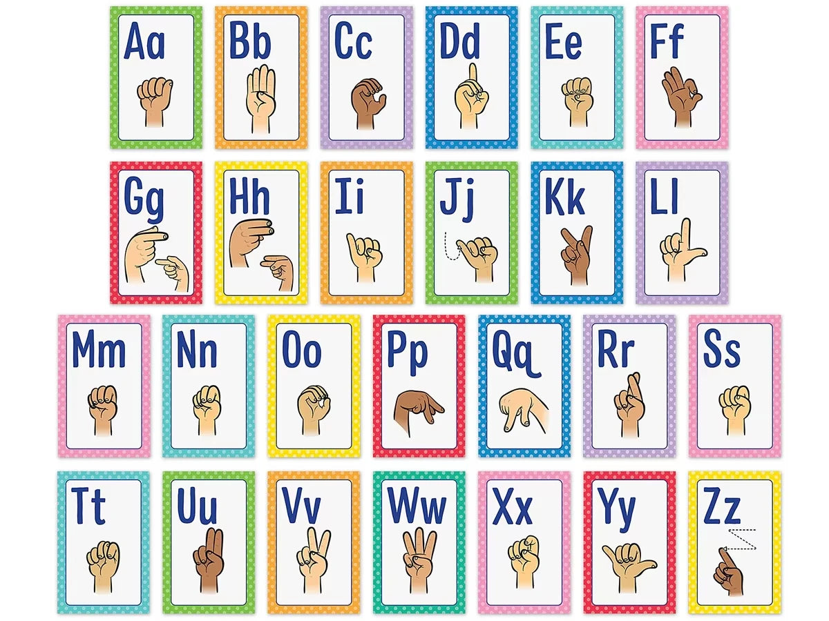 Sign Language Mini Poster Pack - US 7792