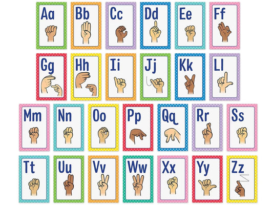 Sign Language Mini Poster Pack - US 7792