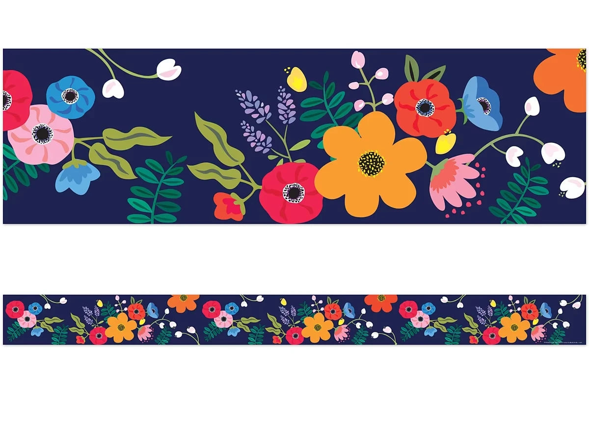 Petals & Prickles Double-Sided Floral Border - US 6111