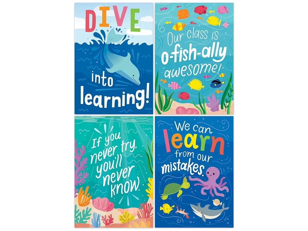 Sea Friends Inspirational Poster Pack - US 1690