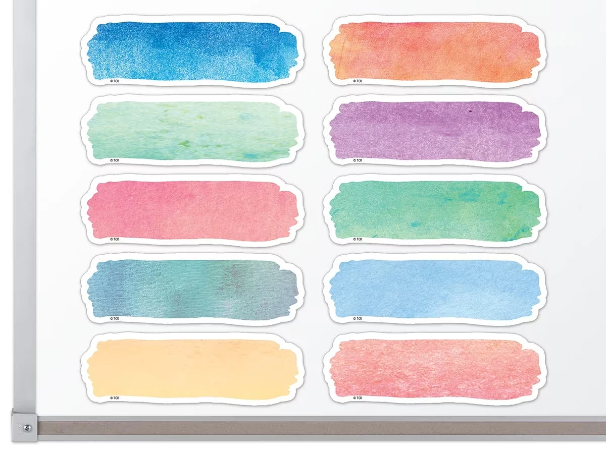 Watercolor Magnetic Write & Wipe Accents - US 5574