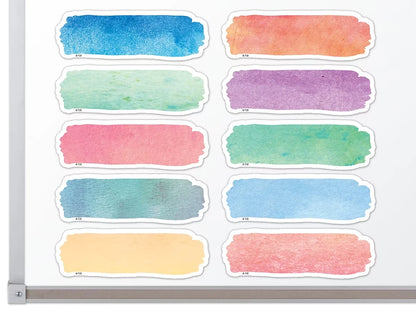 Watercolor Magnetic Write & Wipe Accents - US 5574