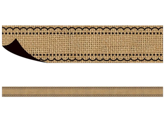 Burlap Magnetic Border - US 9152