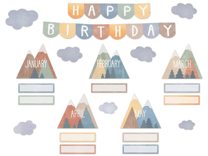 Moving Mountains Birthday Bulletin Board Set - US 8809