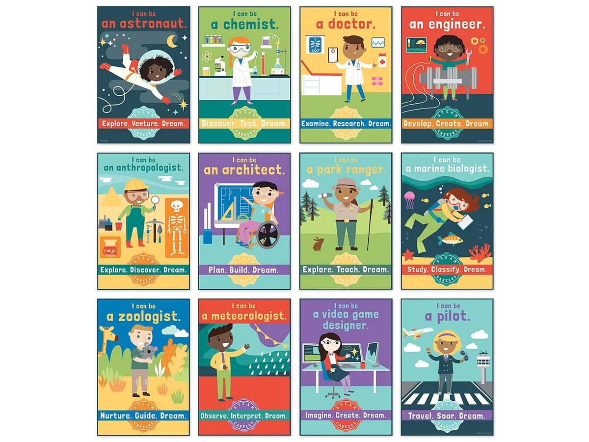 STEAM Careers Bulletin Board Set - US 6384
