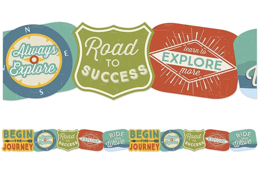 Adventurer Badge Motivational Border - US 8906