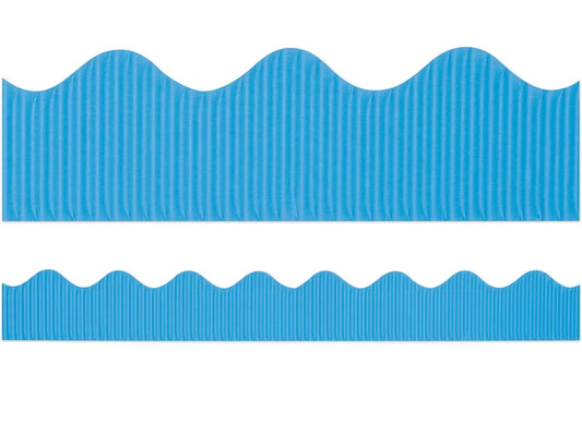 Bright Blue Scalloped Bordette® - US 9901