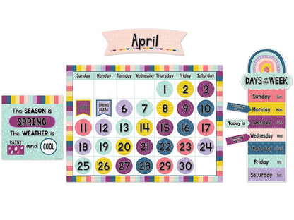 Oh Happy Day! Calendar Bulletin Board Set - US 5290