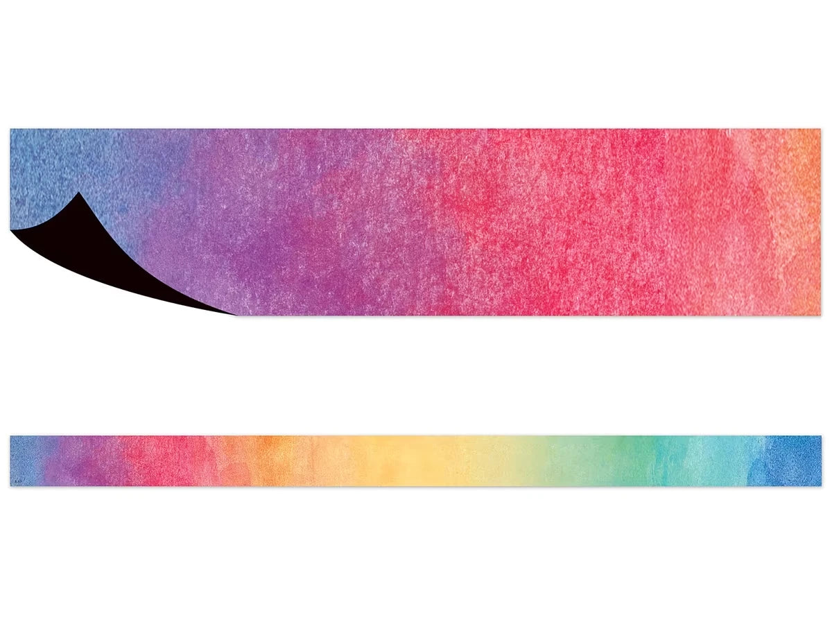 Watercolor Magnetic Border - US 4343