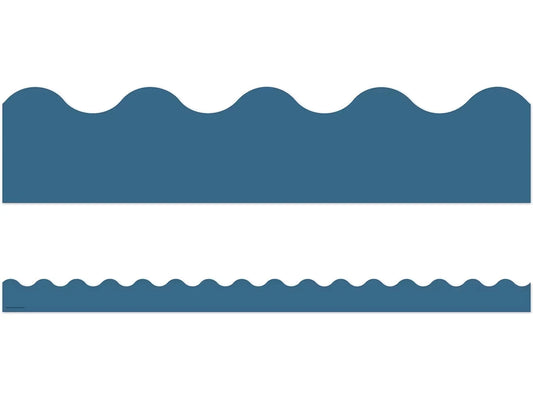 Slate Blue Scalloped Border - US 7948