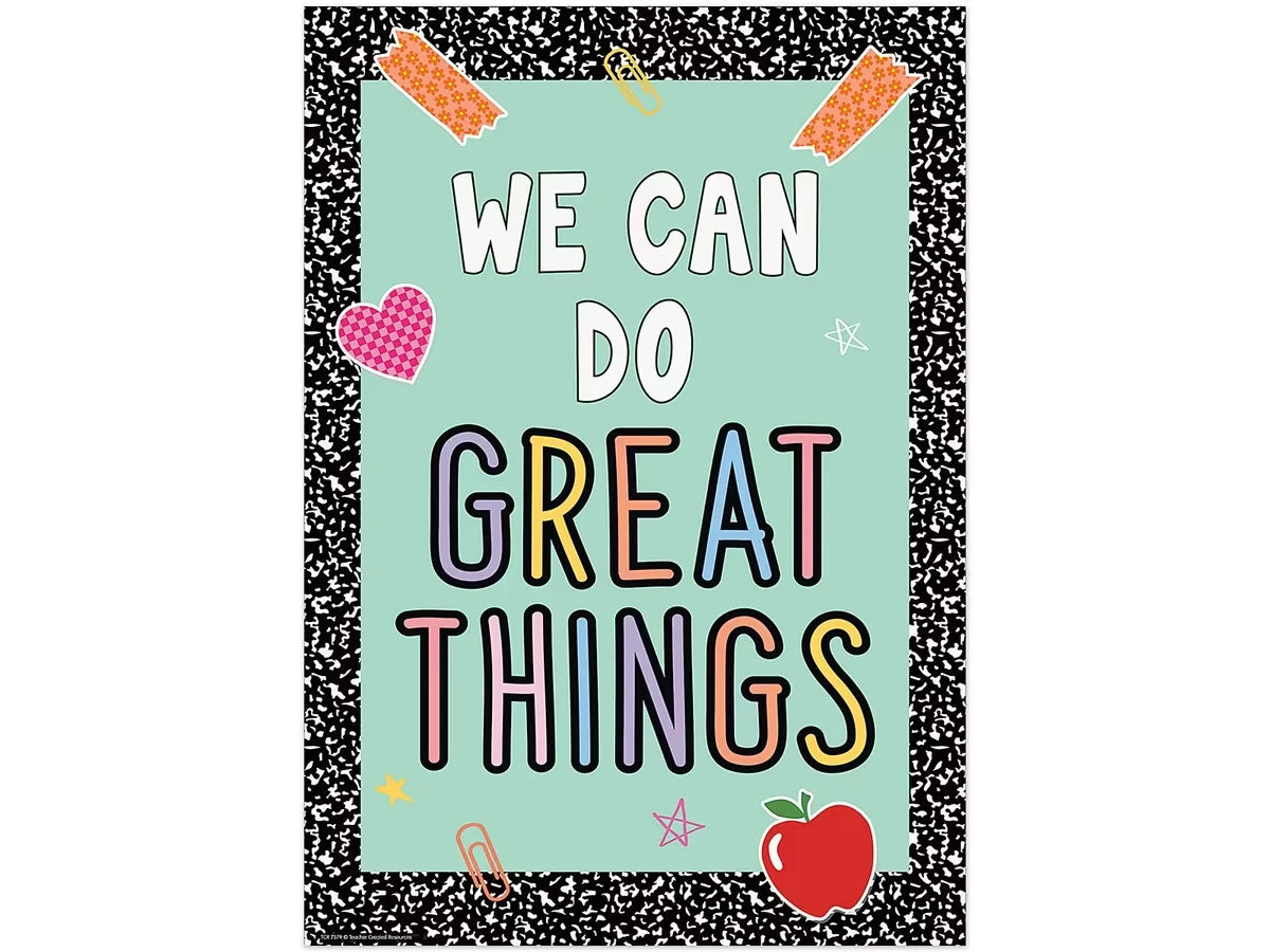 Cool for School We Can Do Great Things Poster - US 5431