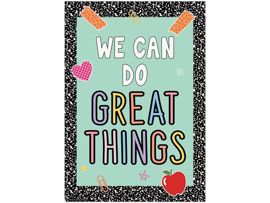 Cool for School We Can Do Great Things Poster - US 5431