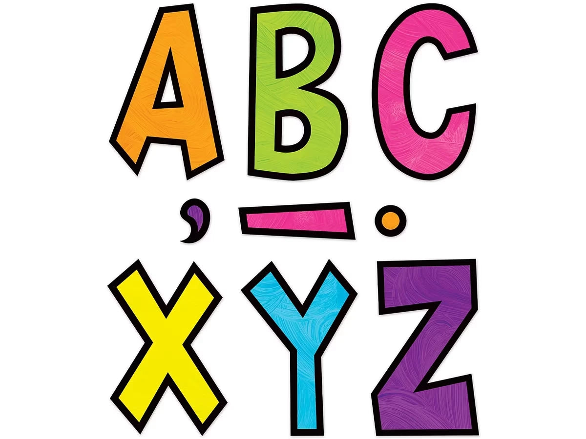 Brights 4Ever 7" Punch-Out Letters - US 8643