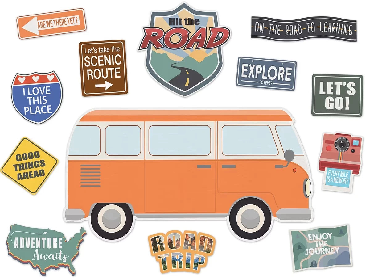 Moving Mountains Hit the Road Bulletin Board Set - US 8171