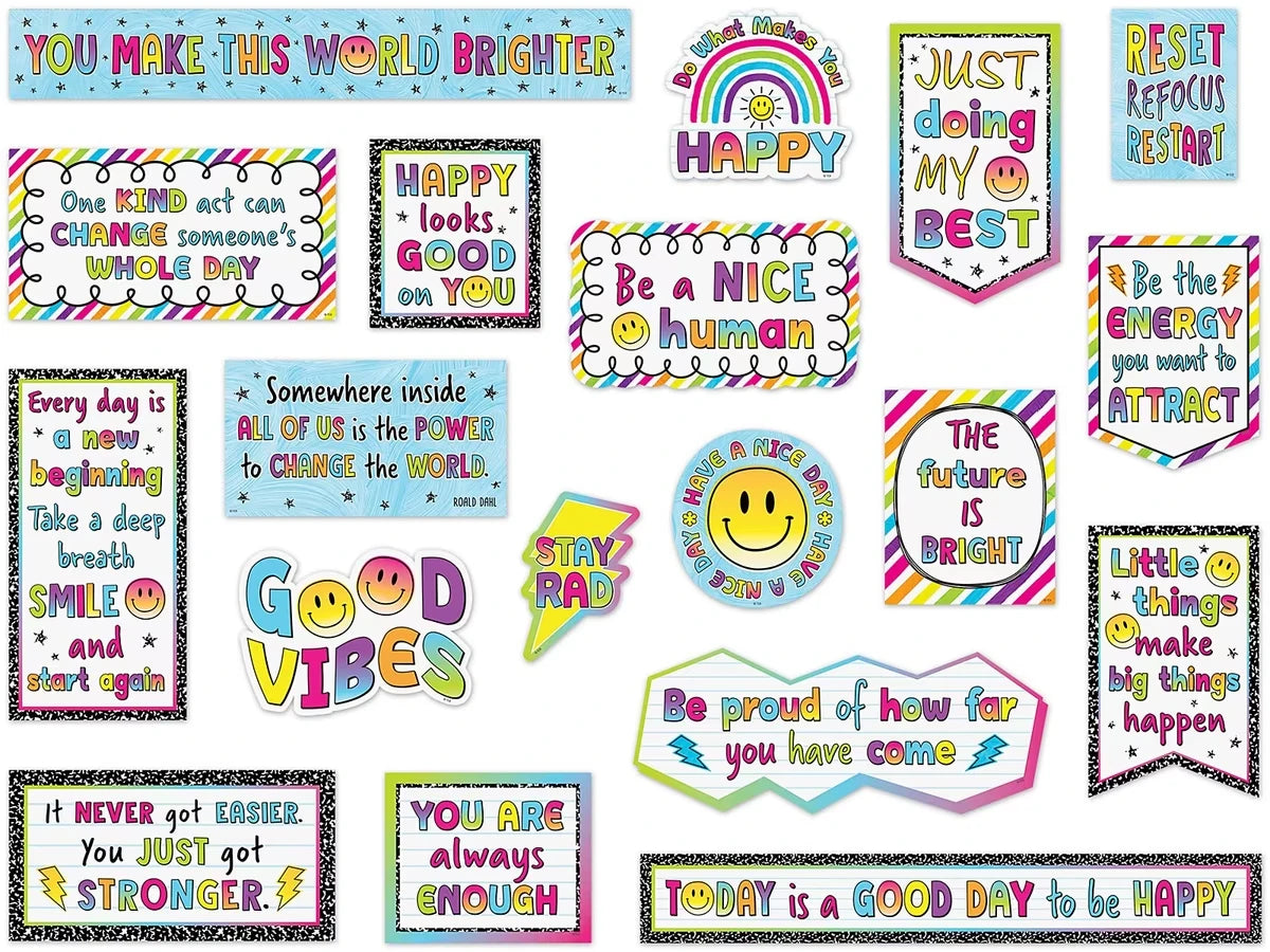 Brights 4Ever Motivational Bulletin Board Set - US 8707