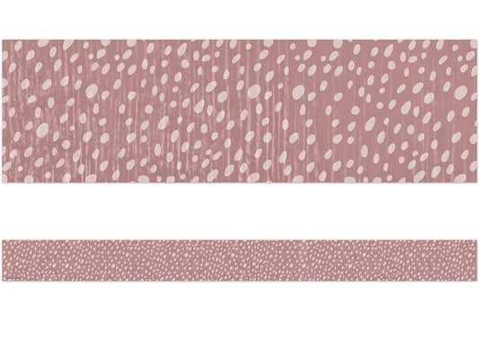 Classroom Cottage Rose Dot Border - US 7694