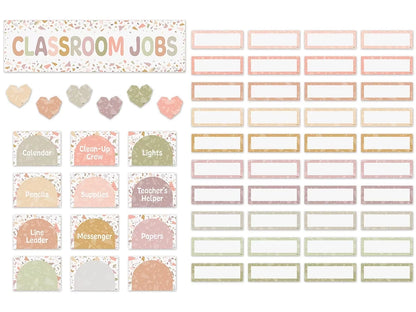 Terrazzo Tones Classroom Jobs Bulletin Board Set - US 9530
