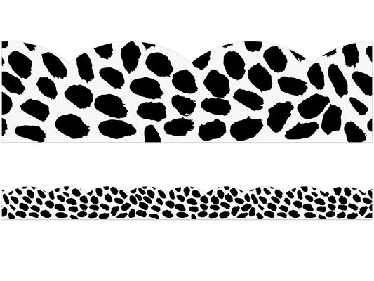 Simply Safari Dot Scalloped Border - US 6032