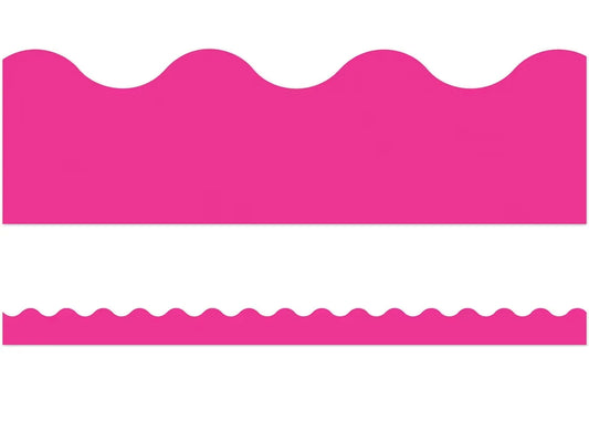 Vivid Pink Scalloped Border - US 7844