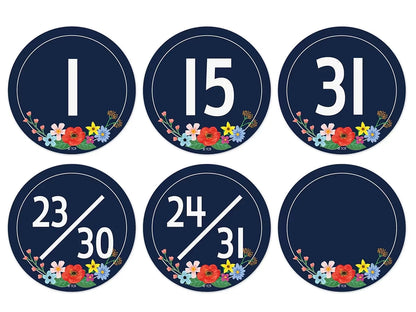 Wildflowers Calendar Mini Accents - US 7619