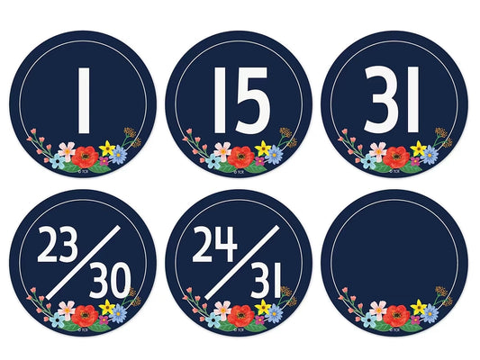 Wildflowers Calendar Mini Accents - US 7619
