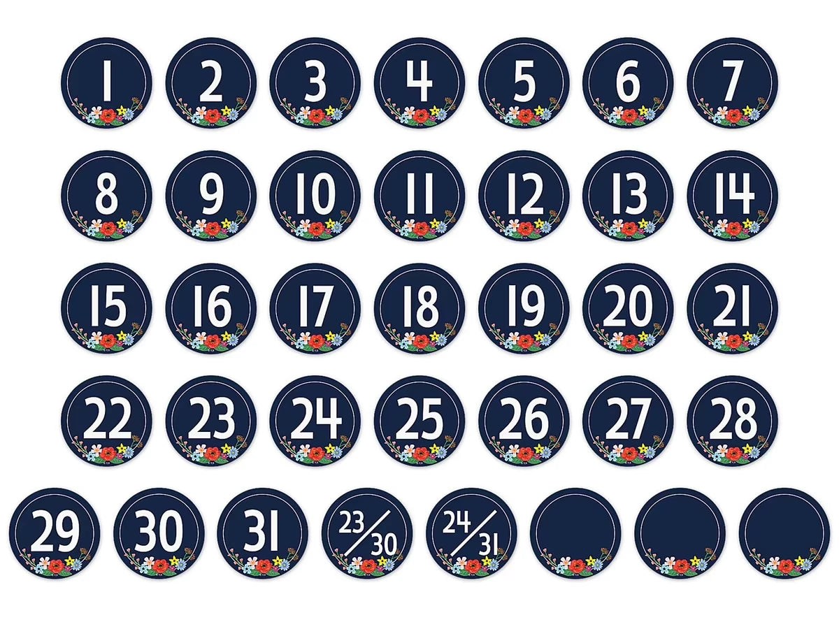 Wildflowers Calendar Mini Accents - US 7619