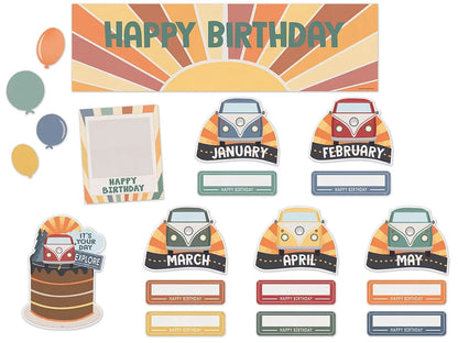 Moving Mountains Birthday Bulletin Board Set - US 8307
