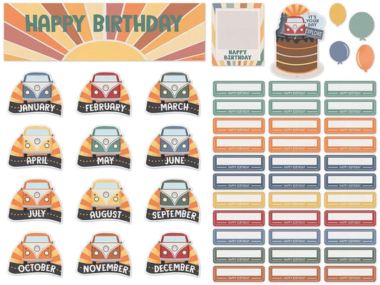 Moving Mountains Birthday Bulletin Board Set - US 8307