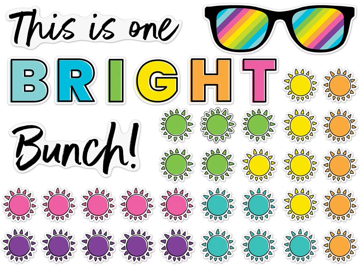 Kind Vibes Bright Bunch Bulletin Board Set - US 6190