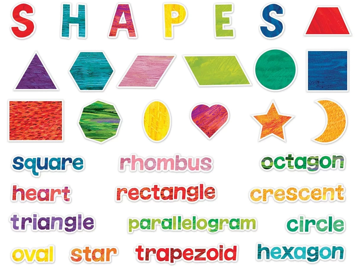 Eric Carle Shapes Bulletin Board Set - US 6679