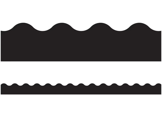 Black Scalloped Border - US 3055